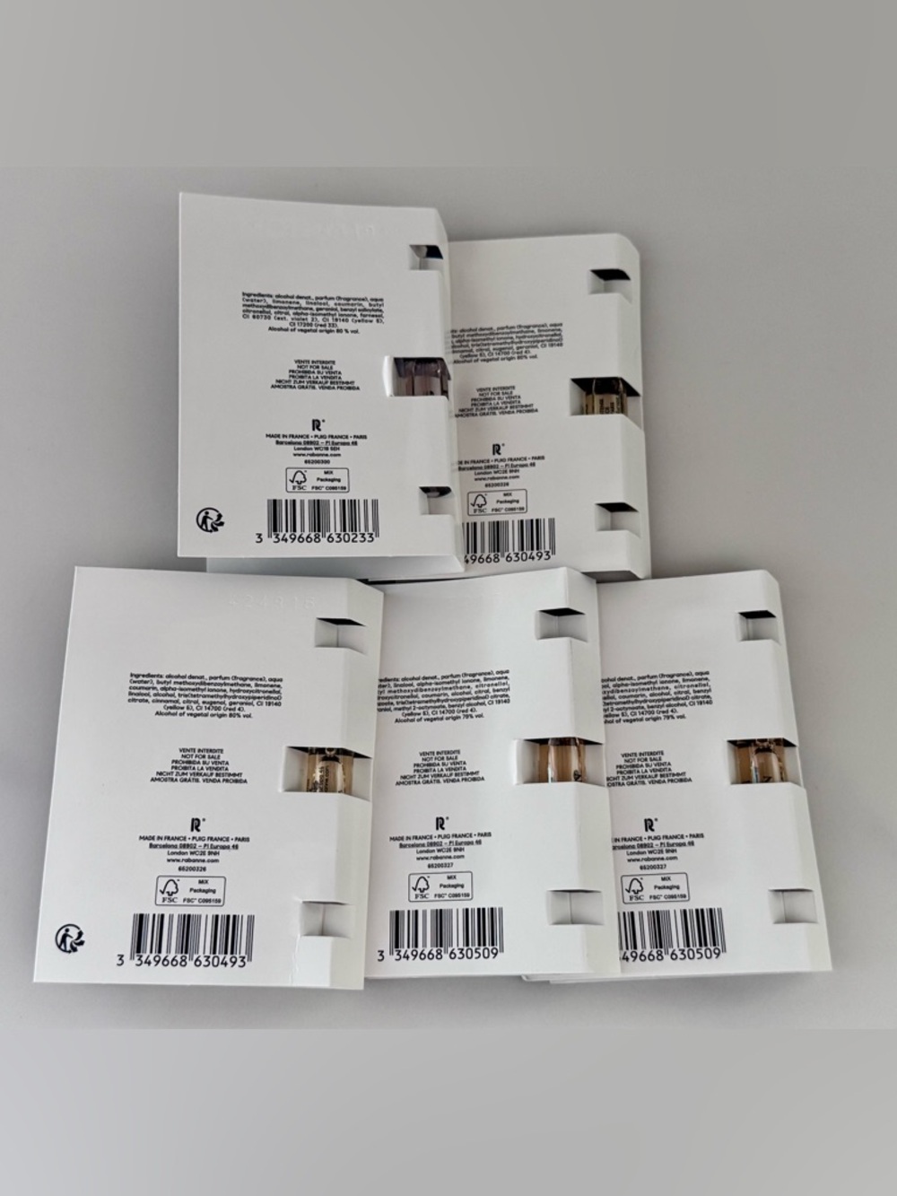 Paco Rabanne 5 piece Sample Set - Picture 7 of 7